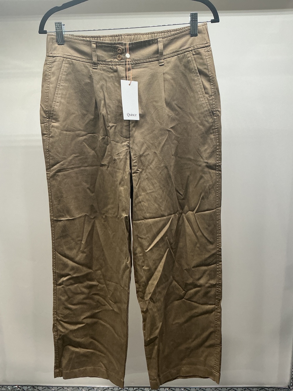 Drapey Twill Tapered Trouser